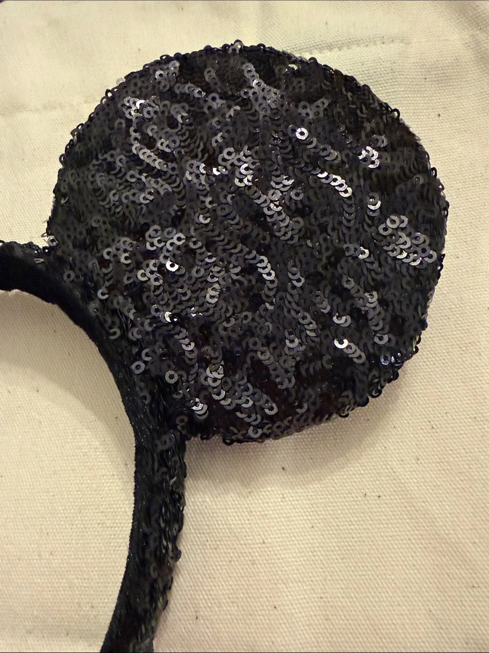 Disney Parks Black Sequin Headband Walt Accessories Ears Sparkly